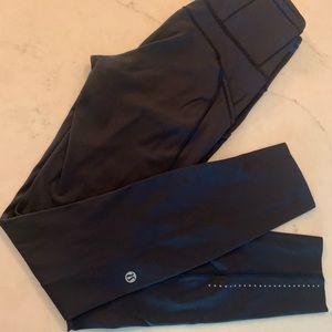 Navy Luluemon Fast and Free High Rise Tight size 2